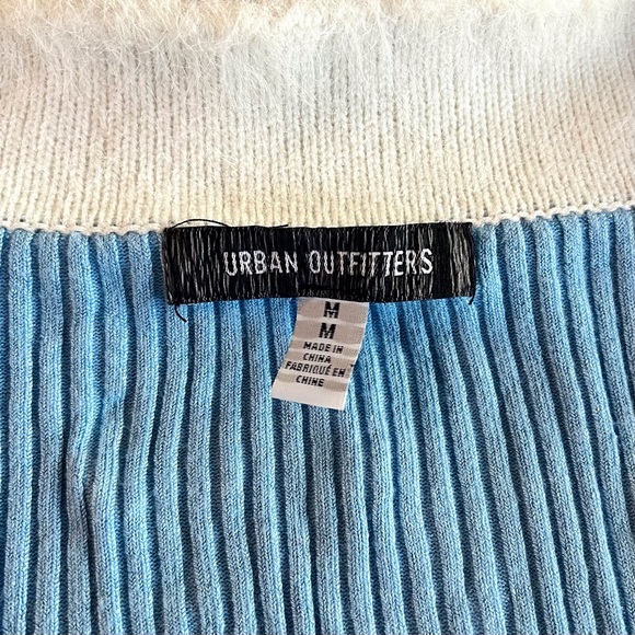 Urban Outfitters Rosie Faux Fur Trim Cardigan Medium - Picture 4 of 6